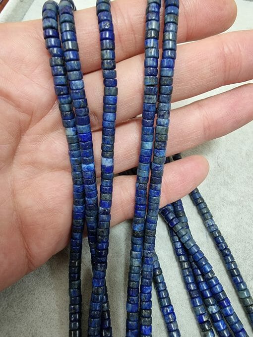 Lapis Lazuli Varisit Doğal Taş Dizi