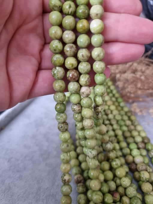Serpantin Ceyt (Jade) Doğal Taş 8 mm