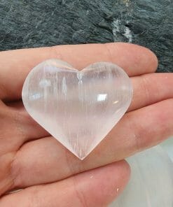 Kalp Selenit Kristal Doğal Taşı