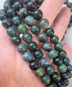 Yosunlu Mix Akik Doğal Taş 8 MM
