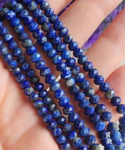 6 MM Faset Rondela Lapis Lazuli Taşı