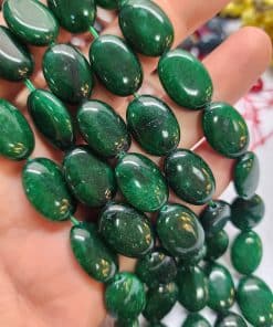 13x18 Mm Oval Zumrut Ceyt Kuvars Tasi