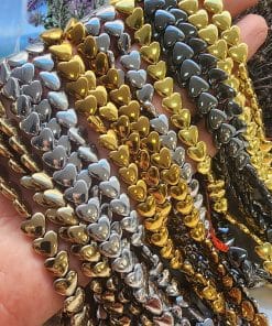 8 MM Kalp Hematit Doğal Taş