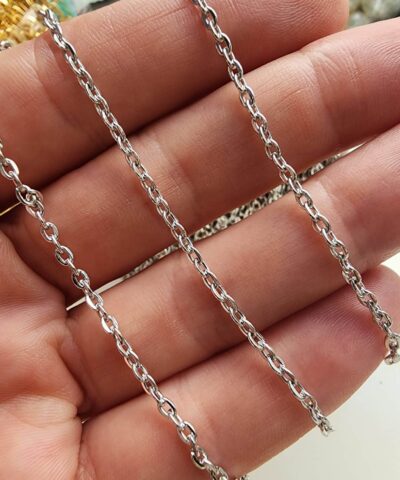 0.6 MM Klasik Ezik Kaplamalı Takı Zinciri