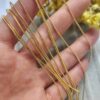 1 Mm Yilan Altin Kaplama Taki Zinciri