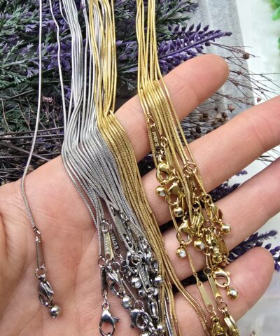 1 Mm Yilan Celik Taki Zinciri 45 Cm 4