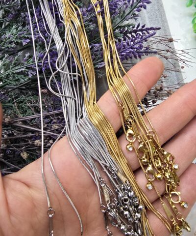 1 Mm Yilan Celik Taki Zinciri 45 Cm 6