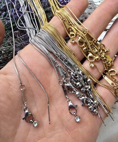 1 Mm Yilan Celik Taki Zinciri 45 Cm 7