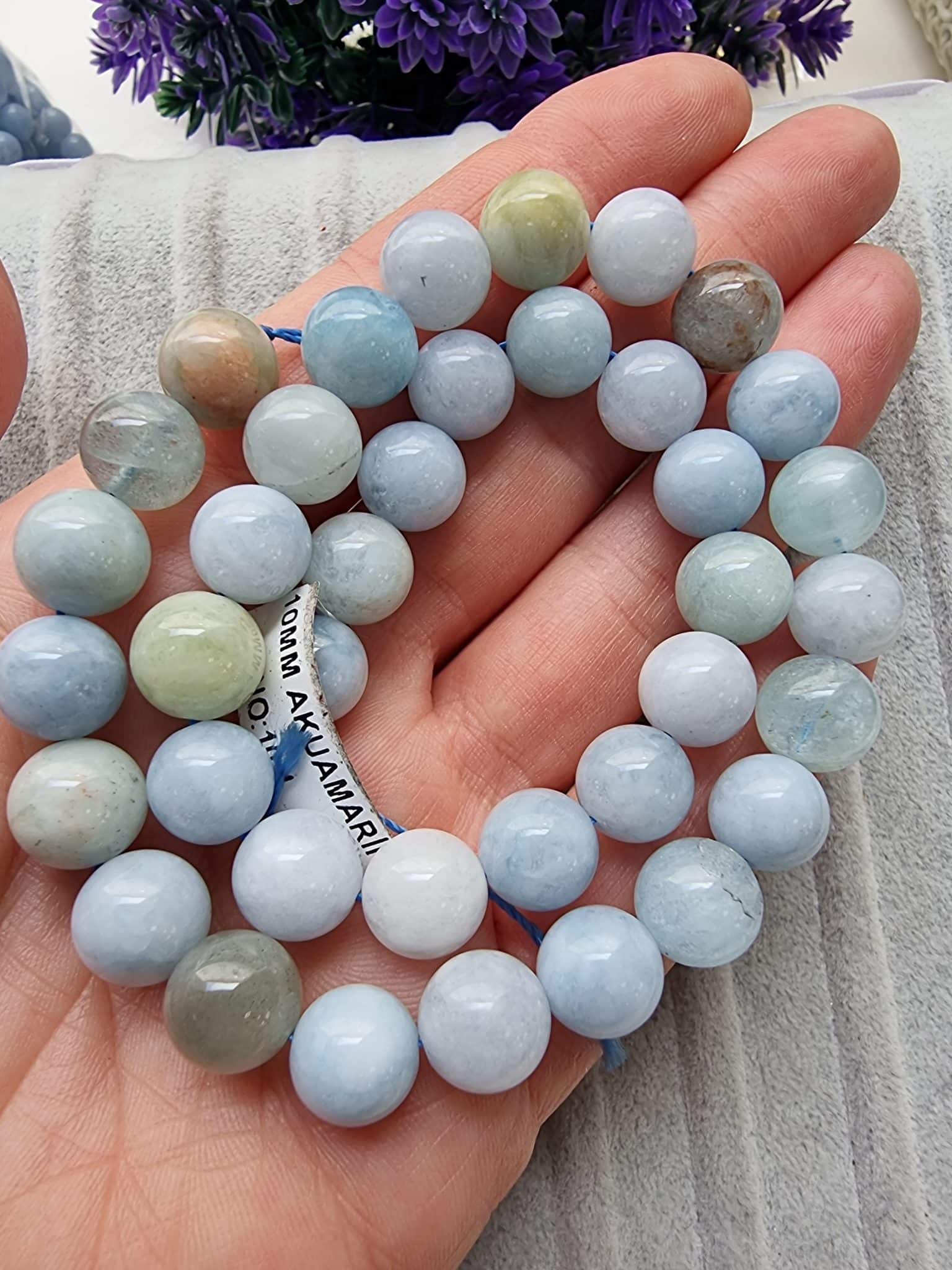 10 MM Akuamarin Doğal Taş AAB - Görsel 4