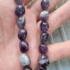 10 Mm Amorf Ametist Tasi Dizi 3