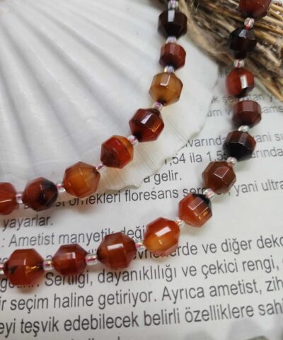 10 Mm Cokgen Kahve Akik Tasi