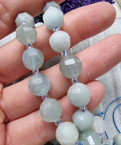 10 Mm Dunya Akuamarin Dogal Tas