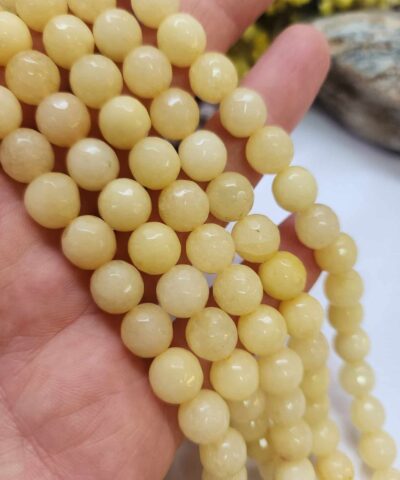 10 MM Faset Kalsit Ceyt Kuvars Taşı