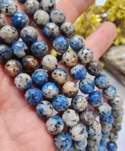 10 MM Faset Sodalit Ceyt Kuvars Taşı