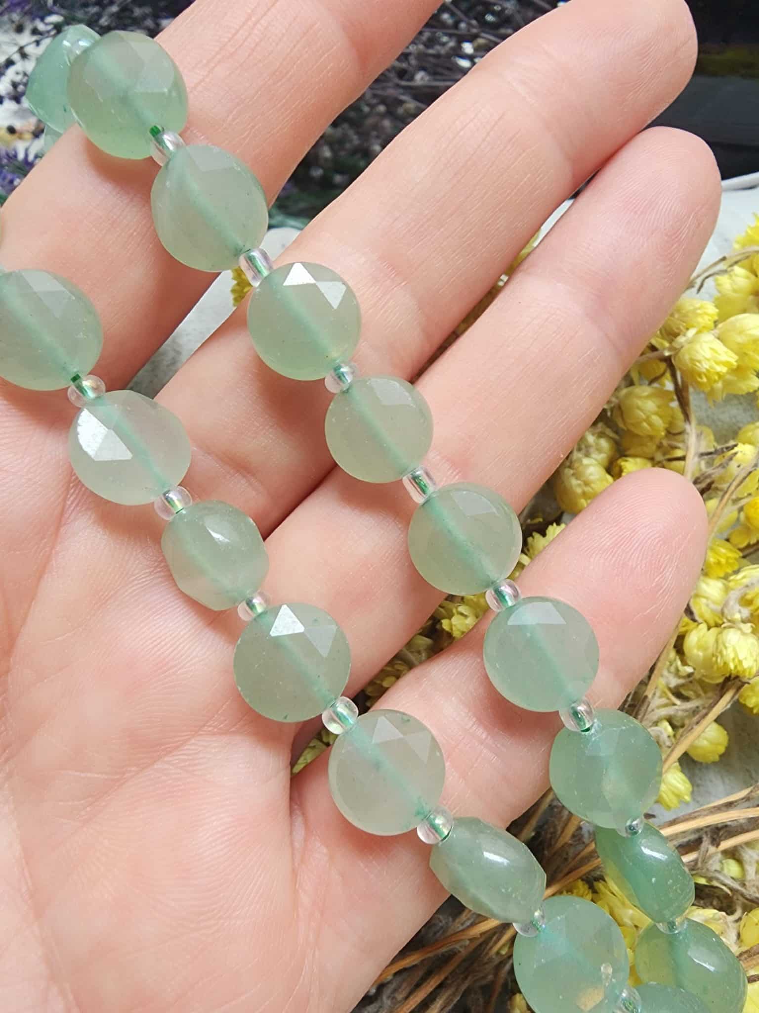 10 MM Faset Tablet Aventurin Taşı