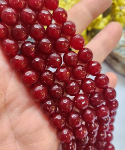 10 MM Faset Yakut Ceyt Kuvars Taşı