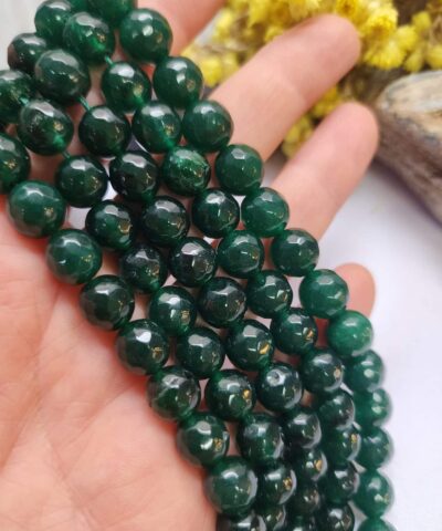 10 MM Faset Yeşim Ceyt Kuvars Taşı