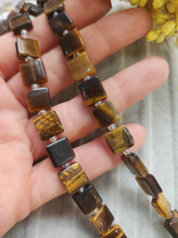 10 MM Kare Tila Kaplan Gözü Taşı