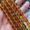 10 Mm Kehribar Renkli Faset Kuvars Dogal Tas 4