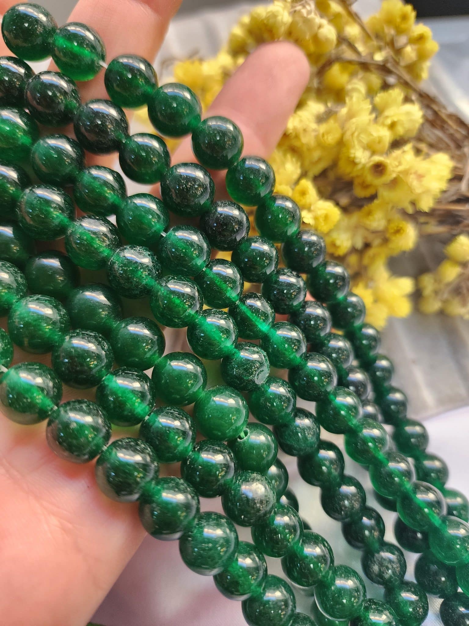 10 MM Küre Akik Ceyt Kuvars Taşı