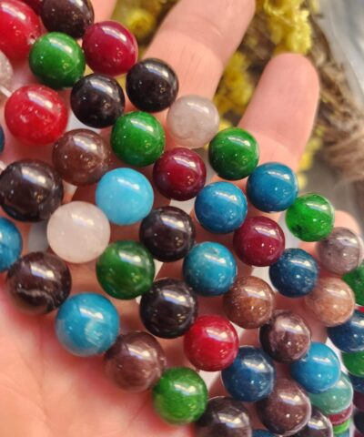 10 MM Küre Çakra Ceyt Kuvars Taşı