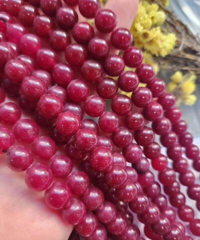 10 MM Küre Yakut Ceyt Kuvars Taşı