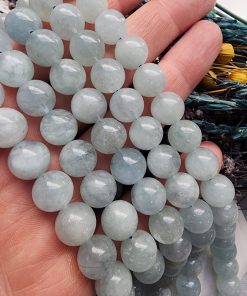 10 MM Rusya Akuamarin Doğal Taş AAA