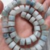 10 Mm Silindir Akuamarin Dogal Tas