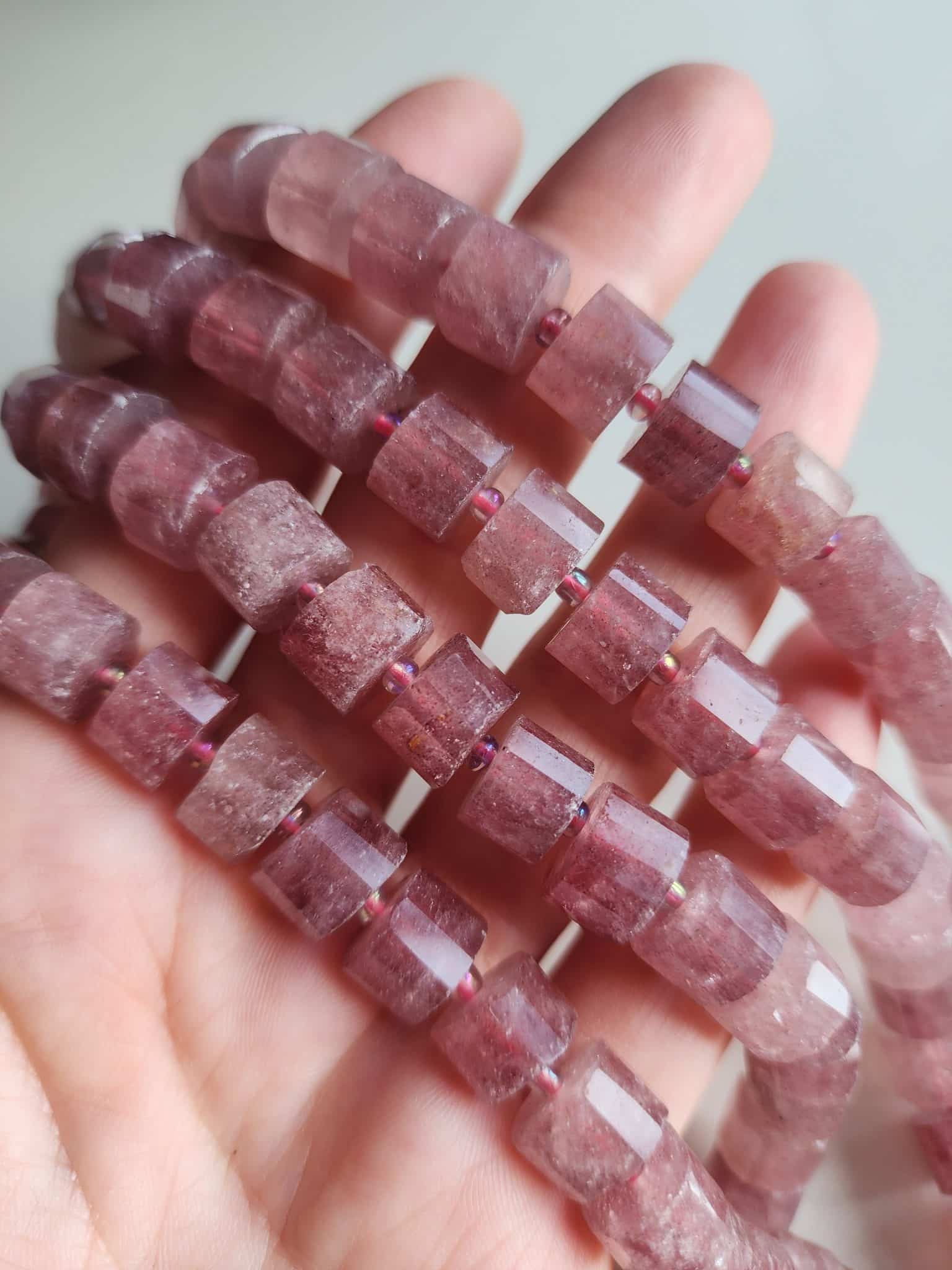 10 Mm Silindir Cilek Kuvars Dogal Tas 2