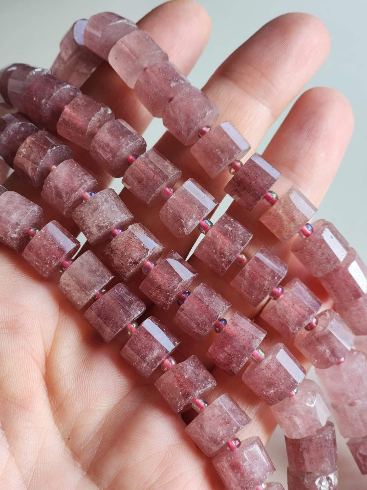 10 Mm Silindir Cilek Kuvars Dogal Tas 4