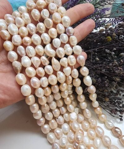 10 MM Somon Doğal Barok Ezik İnci