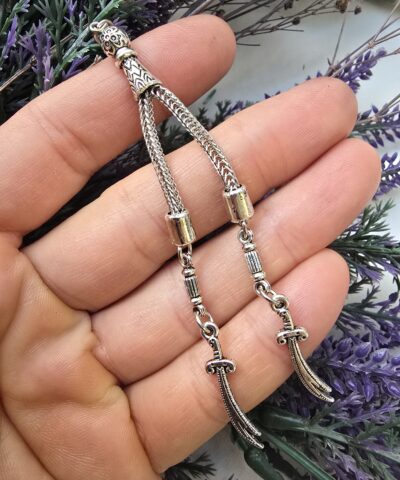 İkili Püsküllü Metal Tesbih İmamesi - 503