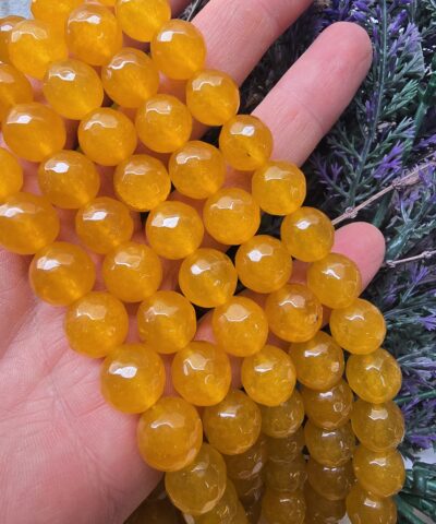 12 MM Faset Krem Ceyt Kuvars Taşı