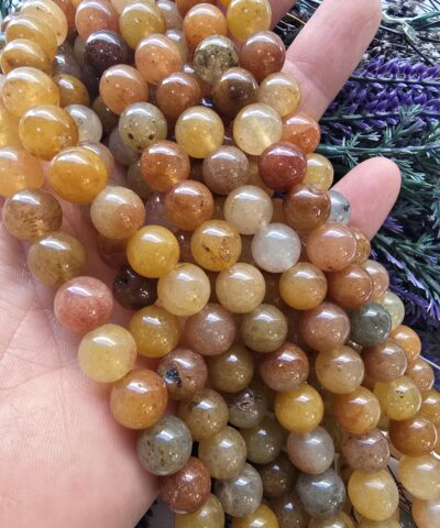 10 MM Küre Akuamarin Ceyt Kuvars Taşı