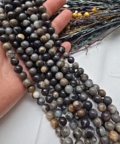 Akik Küre Ceyt Doğal Taş 8mm