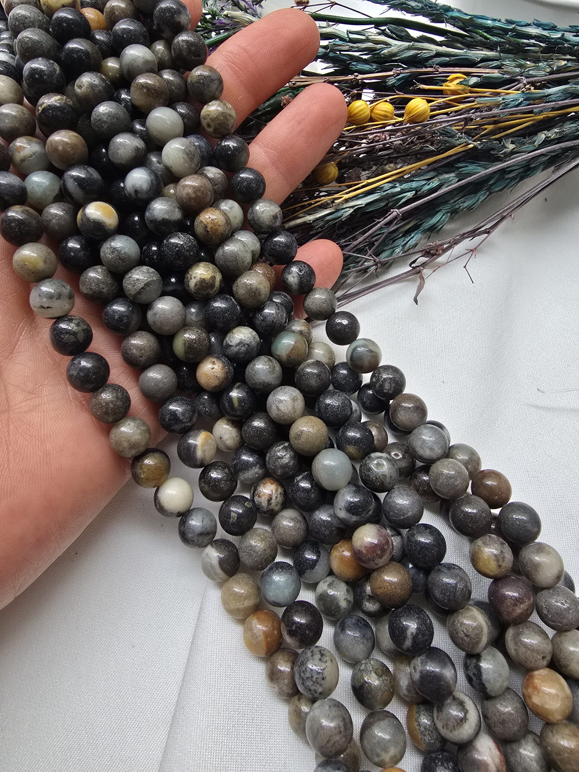 Akik Küre Ceyt Doğal Taş 8mm