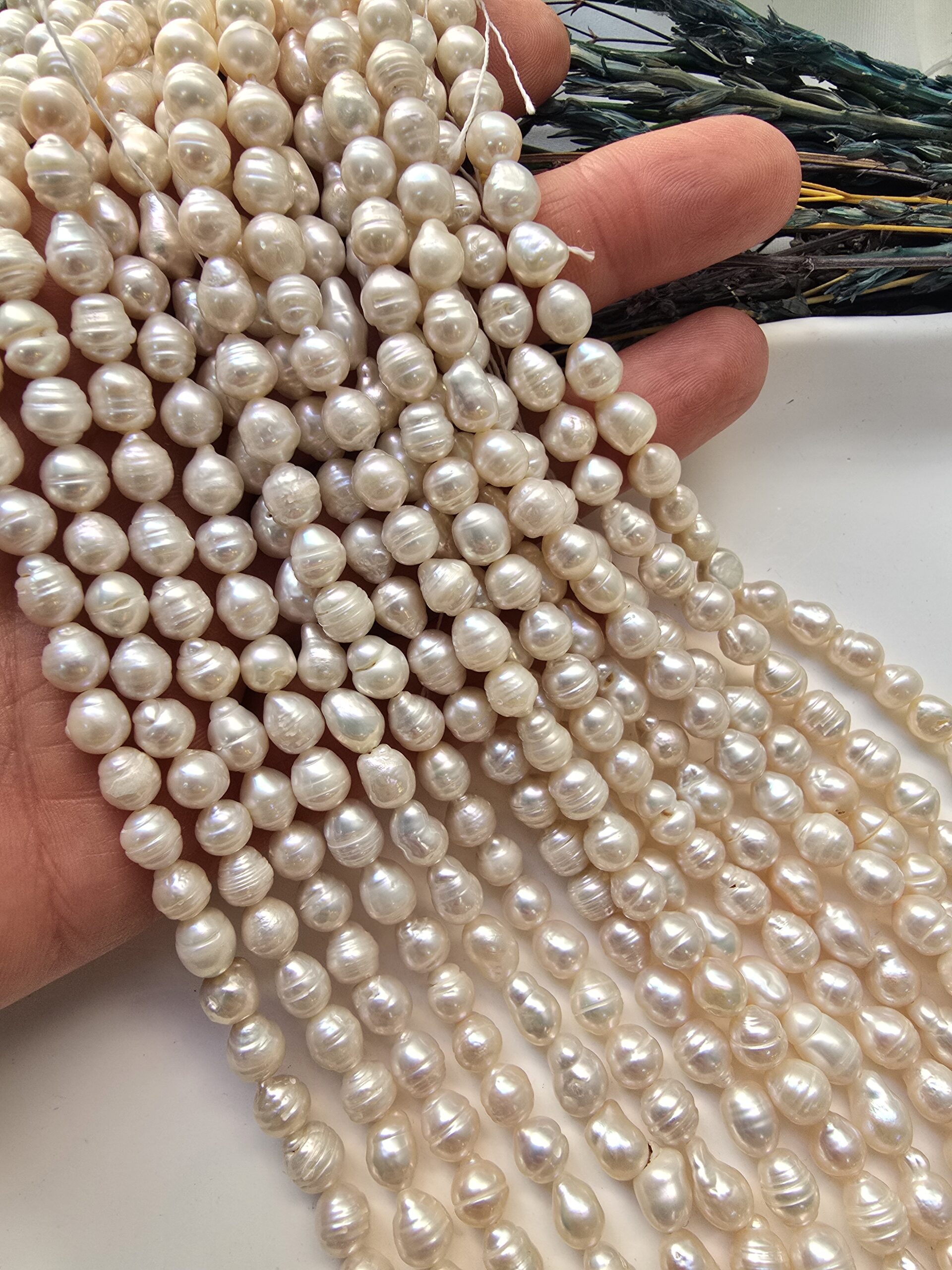 6 MM Küre Doğal Barok İnci - Görsel 2
