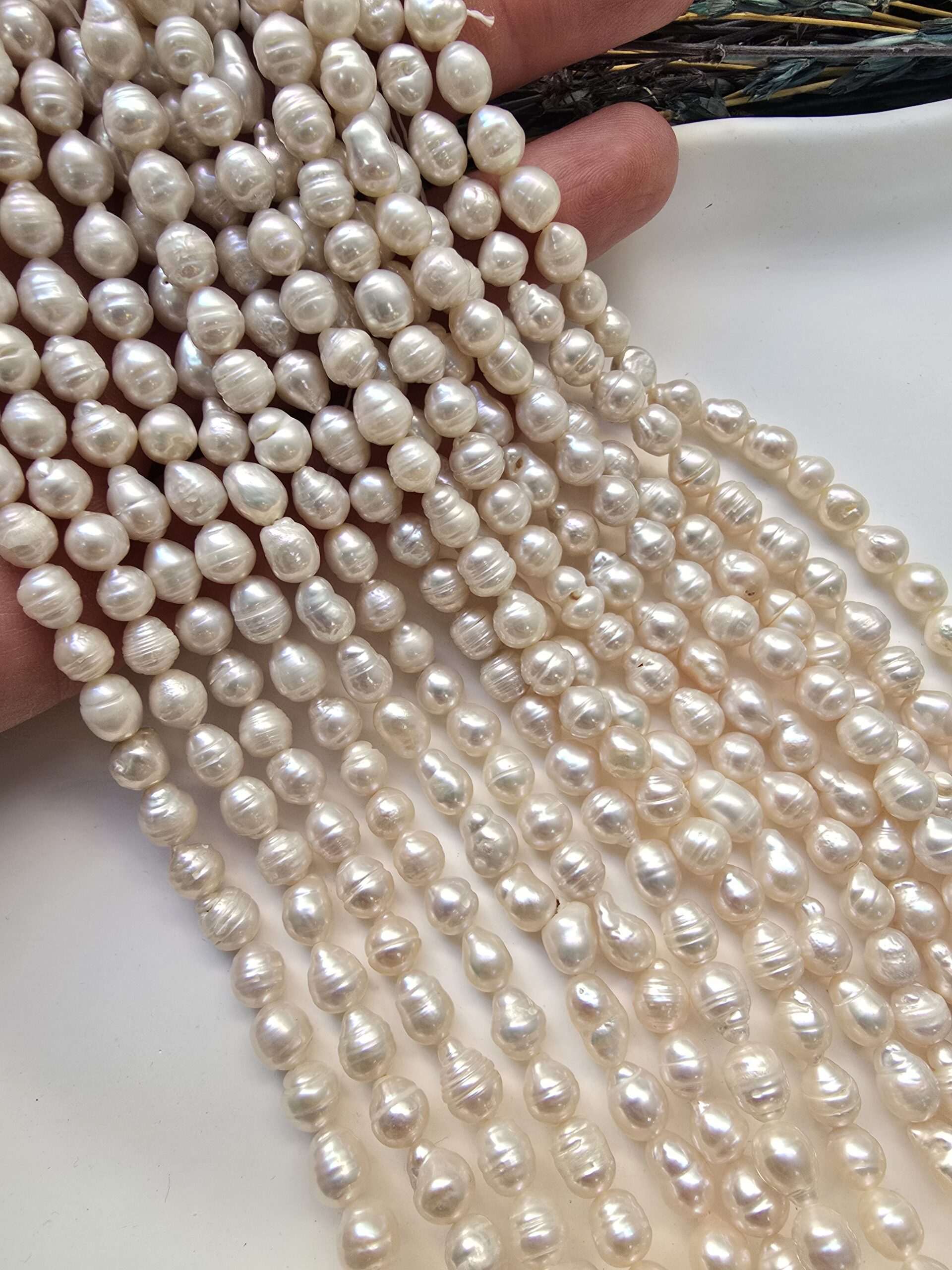6 MM Küre Doğal Barok İnci