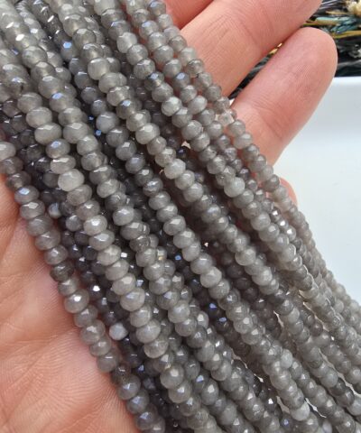 Alternative view of 4 MM Labradorit Kuvars Rondela Doğal Taş