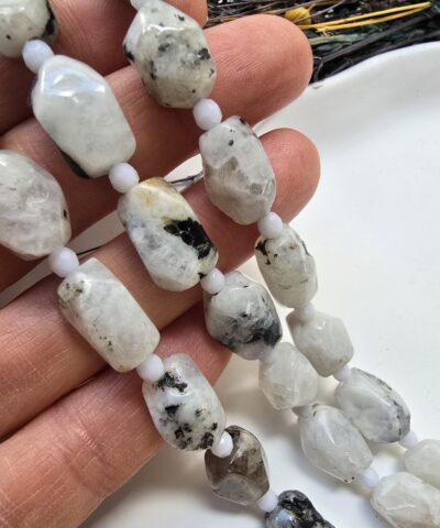 10x14 MM Dikdörtgen Kesim Ay Taşı