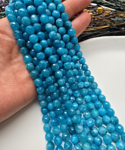 8 MM Faset Bulut Ceyt Kuvars Taşı