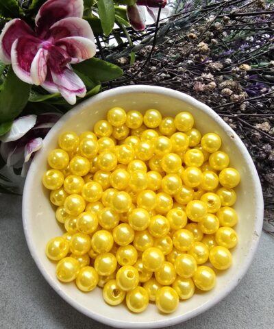 8 MM Renkli Lüx Plastik İnci - 516