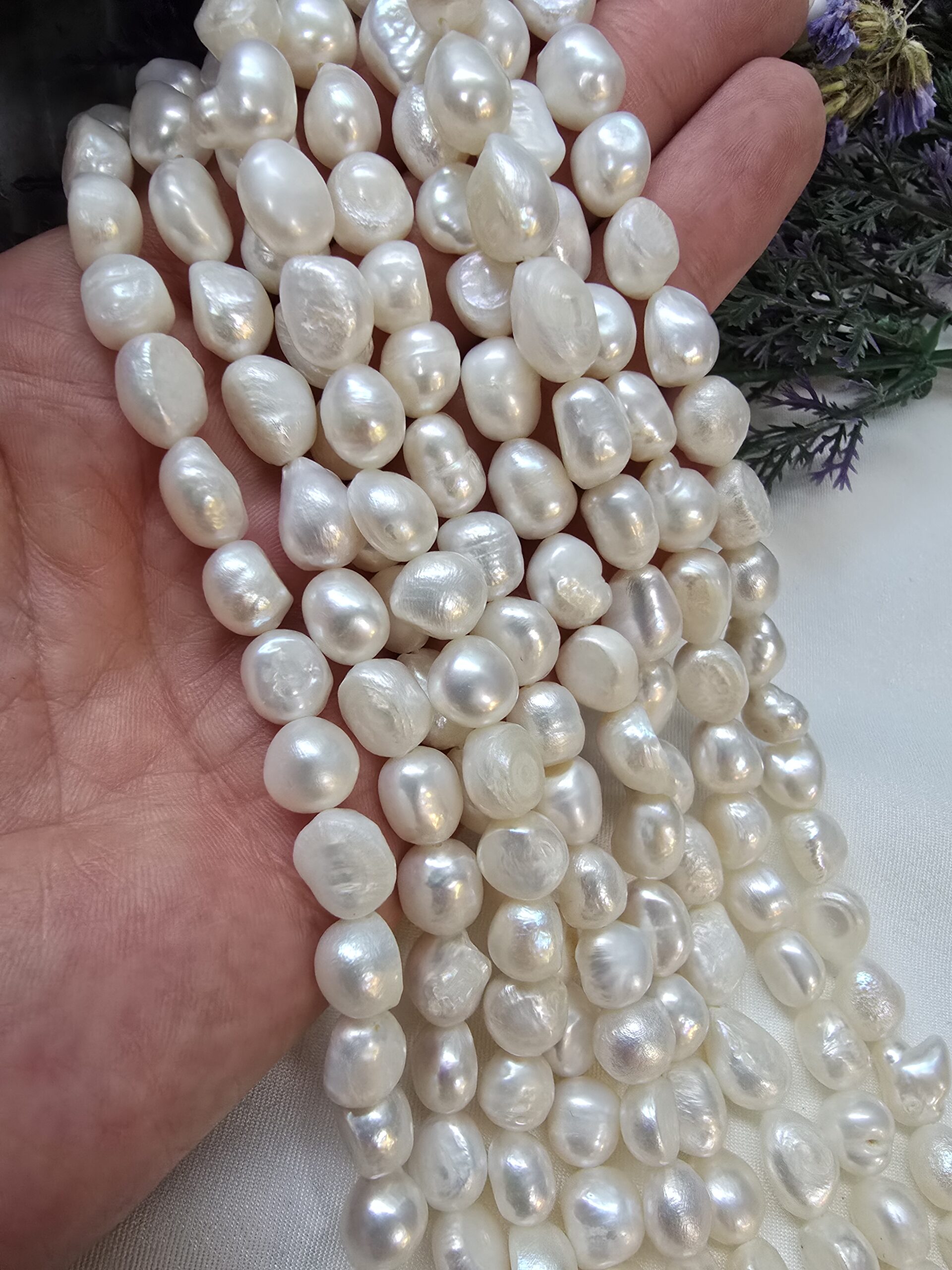 7x11 MM Doğal Barok Ezik İnci - Görsel 3