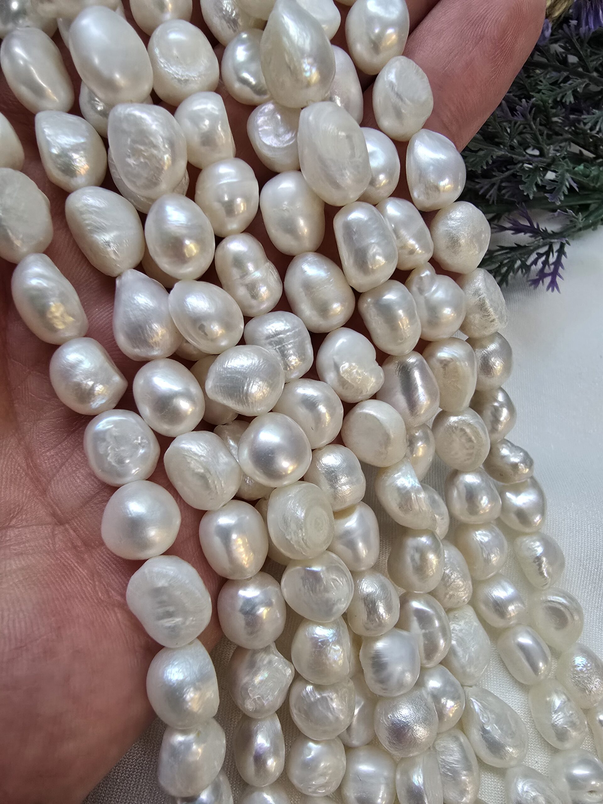 7x11 MM Doğal Barok Ezik İnci - Görsel 2