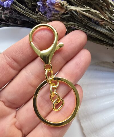 Anahtarlık Halkalı Kanca Aparatı - Gold