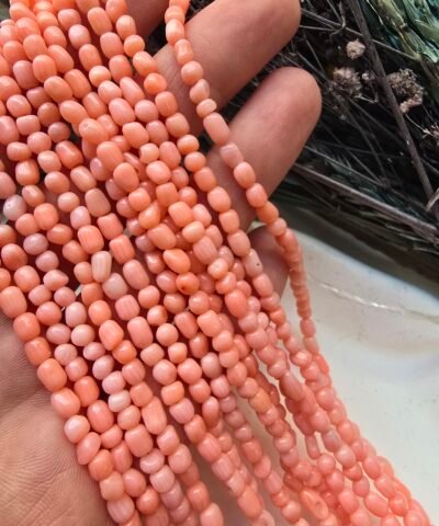 4 MM Amorf Mercan Doğal Taşı