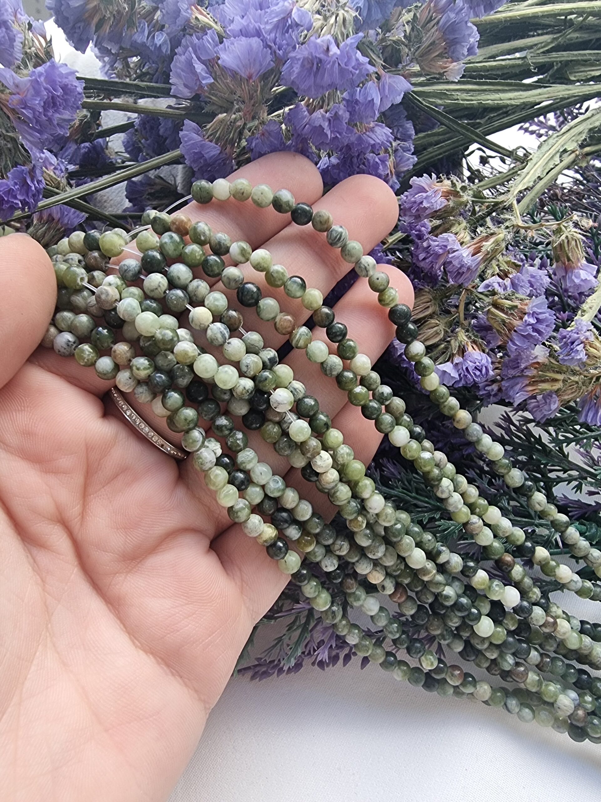 4 MM Yeşim Ceyt Kuvars Taşı