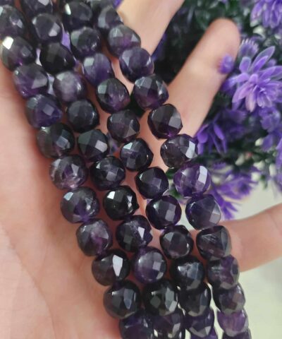 10x10 Mm Aaa Piramit Kup Ametist Tasi 3