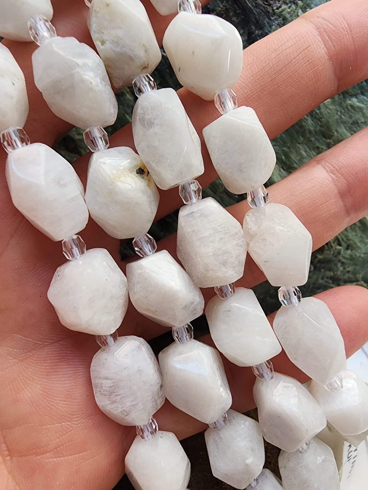 10x14 MM Dikdörtgen Kesim Ay Taşı