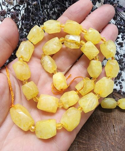 10x14 Mm Elmas Sitrin Dogal Tasi 2